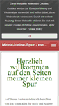 Mobile Screenshot of meine-kleine-spur.de